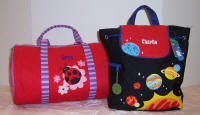 Kids duffels and bags