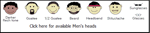 mens head button